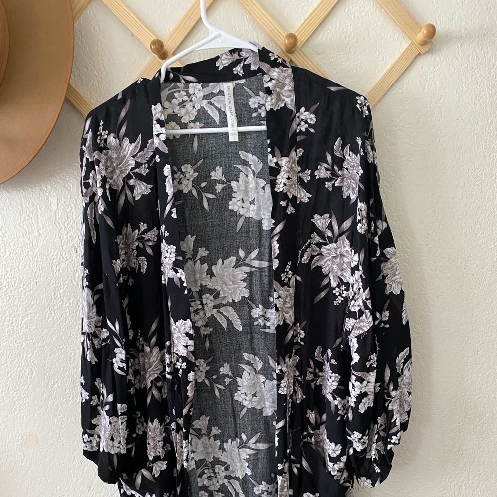 Spiritual Gangster one size long cardigan